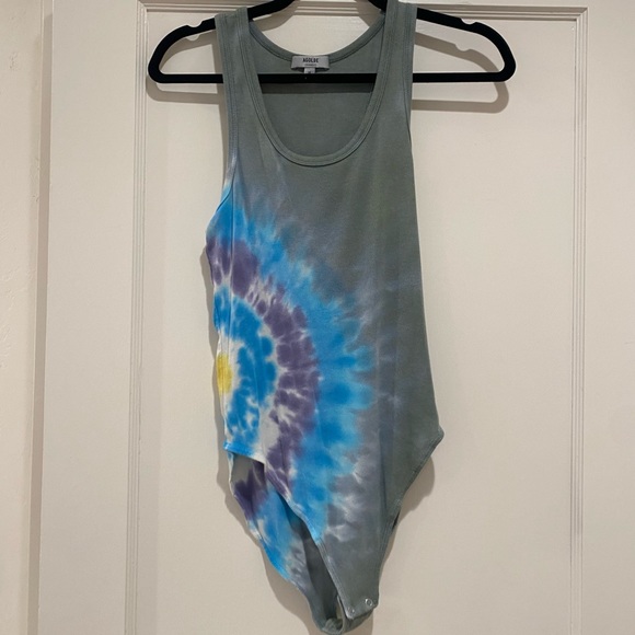 Worn once! AGOLDE rib tank bodysuit size M - Picture 3 of 3